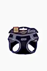 Havalı Dokuma Reflektör Serisi Küçük Irk Göğüs Tasması Siyah 3xs-22-26cm