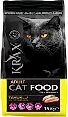 Krax Tavuklu 15 kg Yetişkin Kuru Kedi Maması