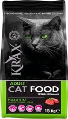 Krax Kuzu Etli 15 kg Yetişkin Kuru Kedi Maması