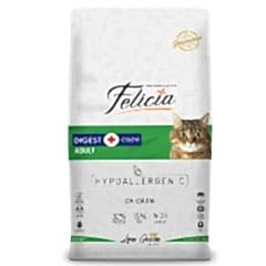 Felicia 12 Kg Yetişkin Tavuklu Az Tahıllı HypoAllergenic Kedi Maması