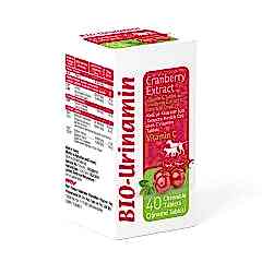 Bio Urinamin 40 Tablet (Kızılcık Özlü C Vi̇tami̇ni̇ Tablet) 12 Gr