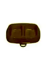 Plastik Mama Kabı Ikili Duz Renkli Sarı 25 Cm