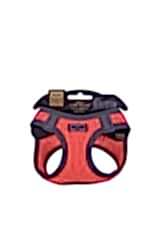 Havalı Dokuma Reflektör Küçük Irk Köpek Göğüs Tasması Xxxsmall Pembe 22-26 Cm - Petshopundan