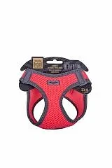 Havalı Dokuma Reflektör Küçük Irk Köpek Göğüs Tasması Xxsmall Pembe 26-30 Cm - Petshopundan