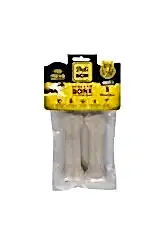 Delibon Deri Pres Kemik Köpek Ödülü Small Beyaz 12 cm 2 Adet