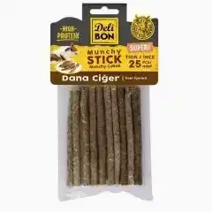 Delibon Süper Munchy Çubuk Dana Ciğerli Köpek Çiğneme Kemiği İnce 25 Adet