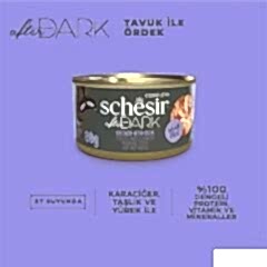 Schesir After Dark Sos içinde Tavuk ve Ördekli Tahılsız Yetişkin Kedi Konservesi 80gr