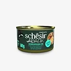 Schesir After Dark Sos İçinde Tavuk ve Bıldırcın Yumurtalı Tahılsız Yetişkin Kedi Konservesi 80gr