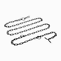 Doggie Galvaniz Köpek Bahçe Bağlama Zinciri