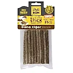 Delibon Süper Munchy Çubuk Dana Ciğerli Köpek Çiğneme Kemiği İnce 25 Adet