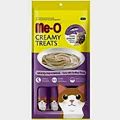 Meo Kremalı Ton Balık ve Deniz Taraklı Kedi Sıvı Ödül Maması