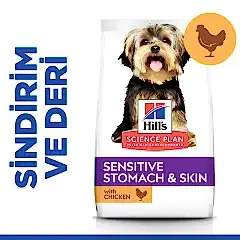 Hills Small Miniature Sensitive Stomach Skin Hassas Köpek Maması 1.5 Kg