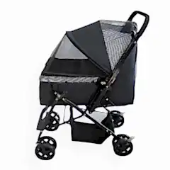 Zampa Nova Kedi ve Köpek Arabası Siyah