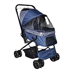 Zampa Nova Kedi ve Köpek Arabası Lacivert