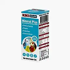 Kiki Excellent Mineral Plus Kuşlar için Mineral Çözelti Sıvı Damla 25 Ml