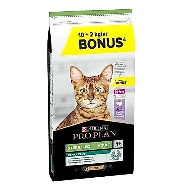 Pro Plan Sterilised Hindili ve Tavuklu Kısırlaştırılmış 10 kg + 2 kg Yetişkin Kedi Maması