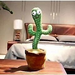 Dans Eden Şarkı Söyleyen Kaktüs Peluş Speaker