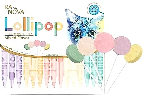 Ranova Karışık Lezzetli 15x1.4 gr Kedi Lolipopu