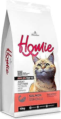 Homie Somonlu 12 kg Yetişkin Kedi Maması