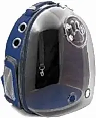 Cattie Yeni Şeffaf Taşıma Sırt Çantası Lacivert 25x30x40 Cm